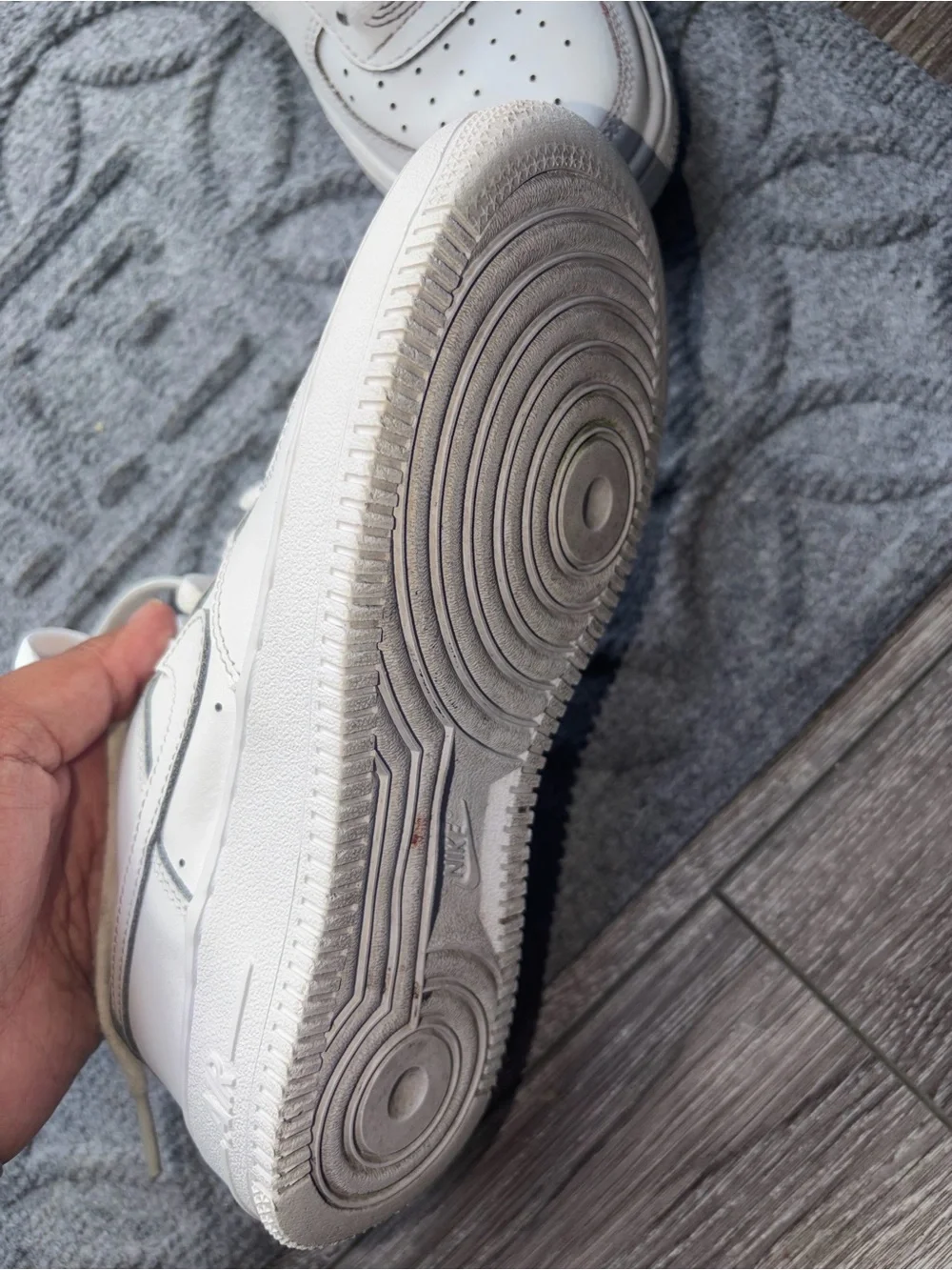 Nike Kids White Low-Top Sneakers